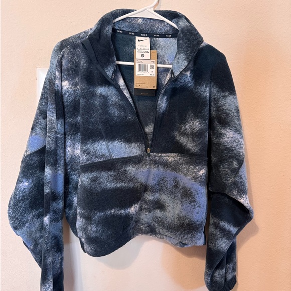Nike Jackets & Blazers - Nike Blue and Gray Fleece Jacket